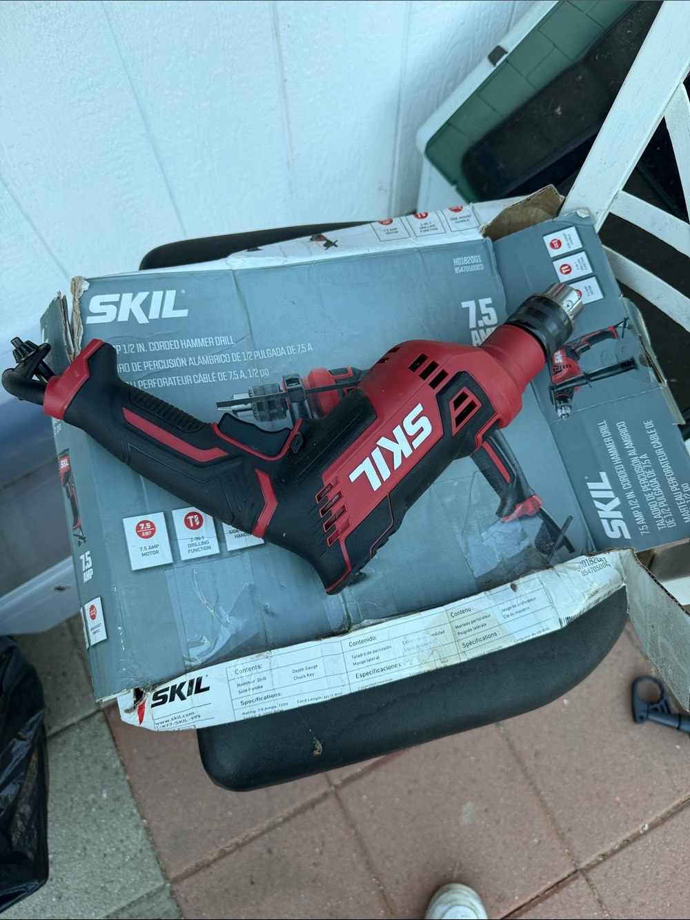 SKIL 7.5-Amp 1/2" Corded Hammer Drill HD182001